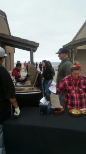 Big Boyz Tacos Catering at the Beach.