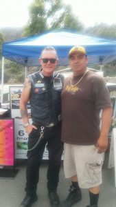 Robert Patrick, aka " Les Packer " from SOA ( Sons Of Anarchy ) with Big Boyz Tacos enjoying our food.